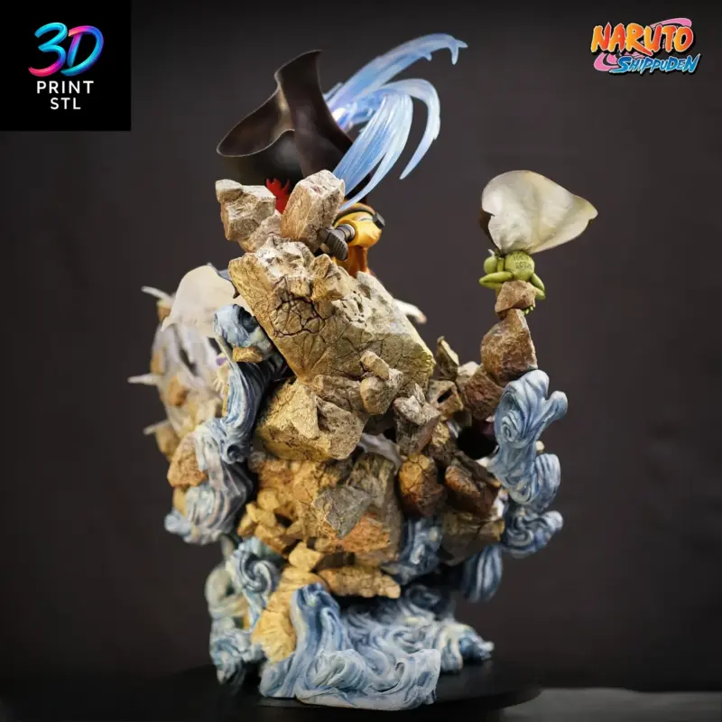 Naruto vs Pain Diorama Naruto | 3D Print File | STL - Image 4