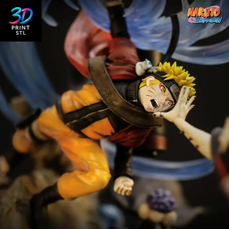 Naruto vs Pain Diorama Naruto | 3D Print File | STL - Image 5