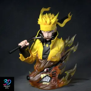 Naruto Bust Naruto | 3D Print File | STL