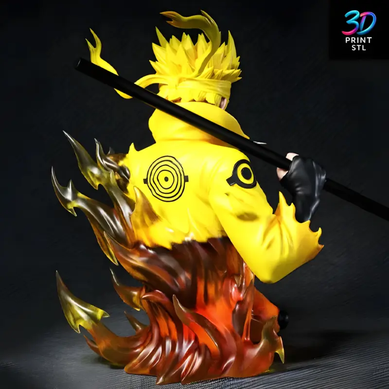 Naruto Bust Naruto | 3D Print File | STL - Image 2