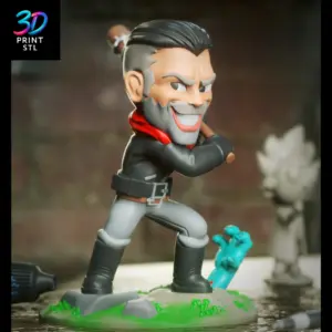 Negan Chibi The Walking Dead | STL for 3D Printers