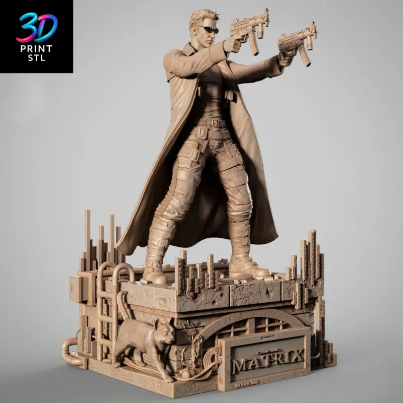 Neo Figure The Matrix | 3D Print File | STL - Image 2