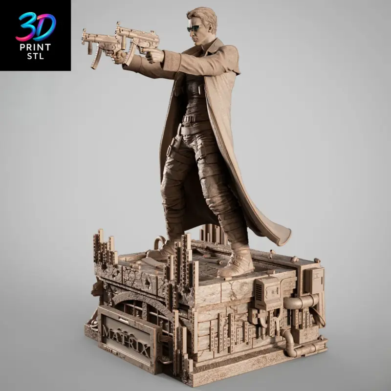 Neo Figure The Matrix | 3D Print File | STL - Image 3