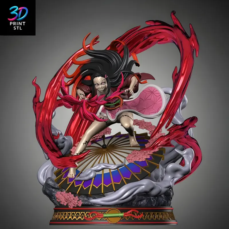 Nezuko Kamado Demon Slayer | STL File for 3D Printing