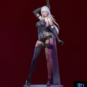 2B Girl Character Model – STL for 3D Printers