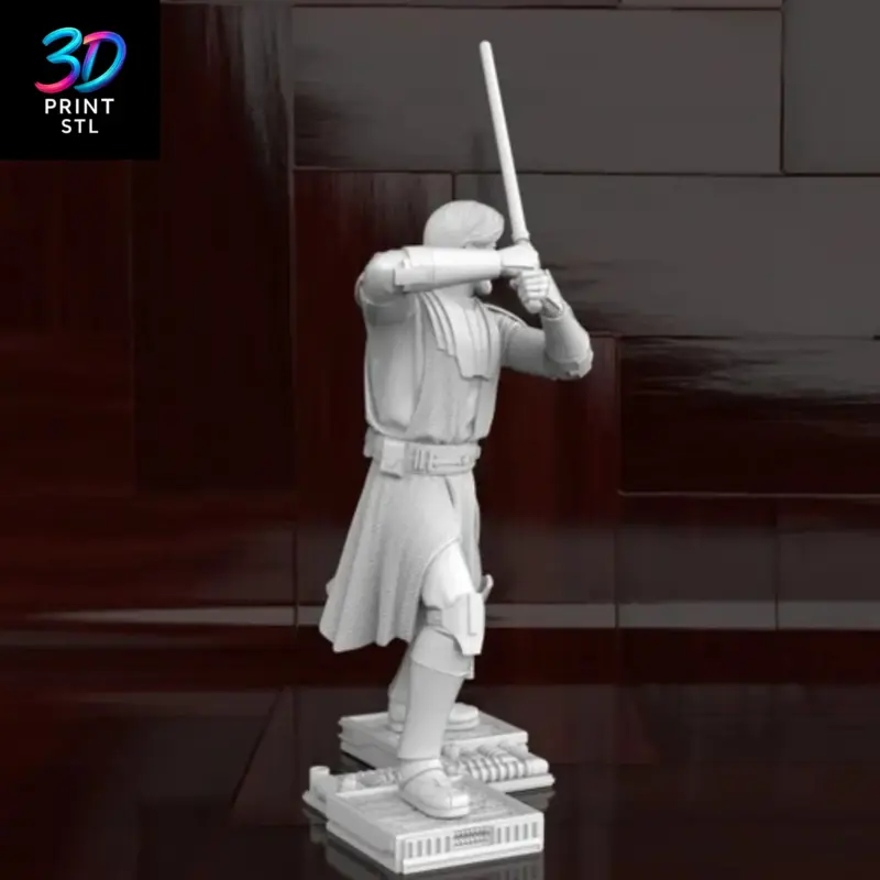 Obi-Wan Kenobi Figure Star Wars | 3D Print Model | STL - Image 3