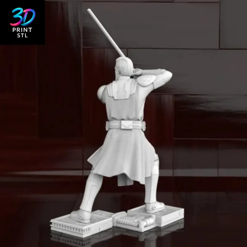 Obi-Wan Kenobi Figure Star Wars | 3D Print Model | STL - Image 4
