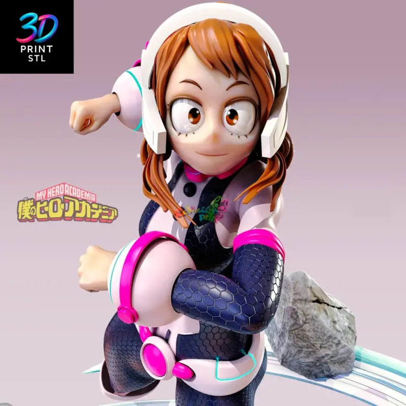 Ochako Uraraka My Hero Academia | STL for 3D Printers - Image 6