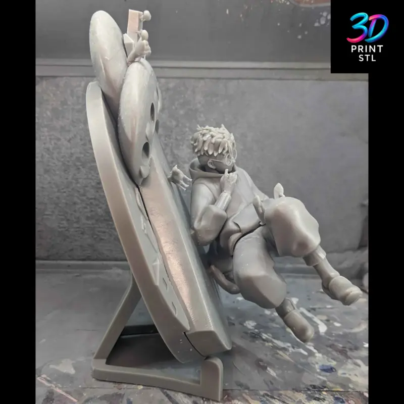 Okarun UFO Abduction Diorama Dan Da Dan | 3D Print Model | STL - Image 4