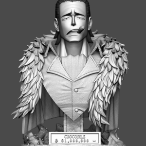 Crocodile Desert King Statue – One Piece STL 3D Print Model