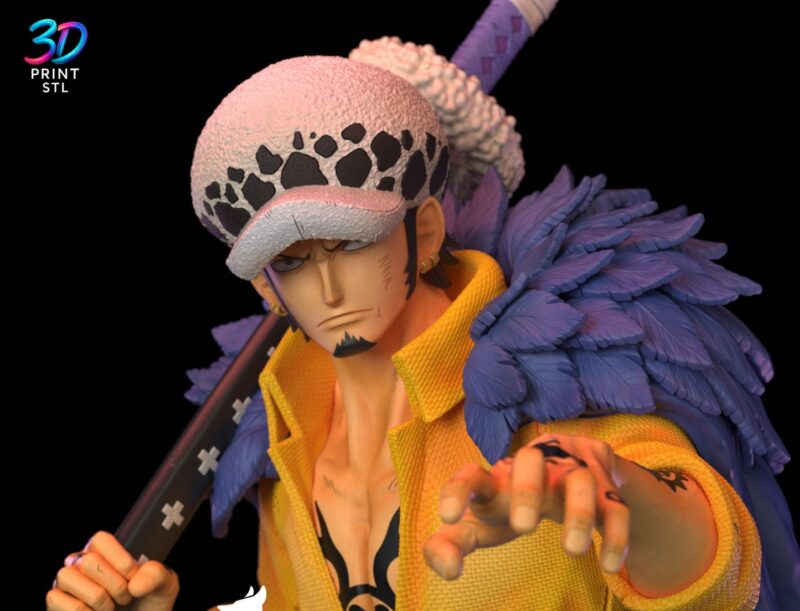 Trafalgar Law “Room” Technique Pose – One Piece 3D Print STL - Image 5