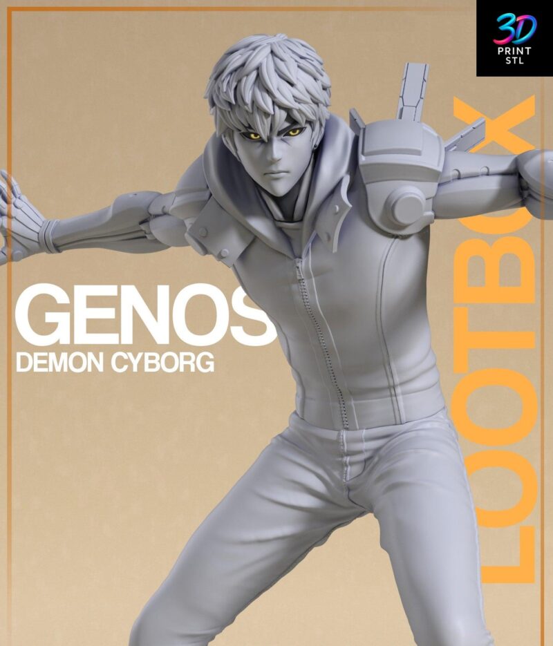 Genos One Punch Man | 3D Print File | STL