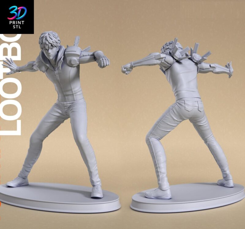 Genos One Punch Man | 3D Print File | STL - Image 3