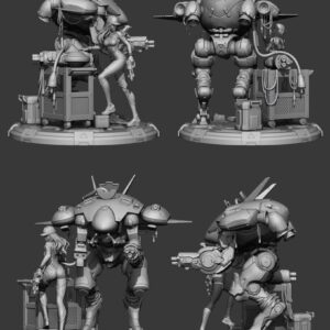 Dva Overwatch | 3D Print File | STL