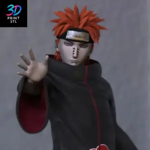 Pain20Akatsuki20STL20Figure20203D20Model20from20Naruto20Shippuden202