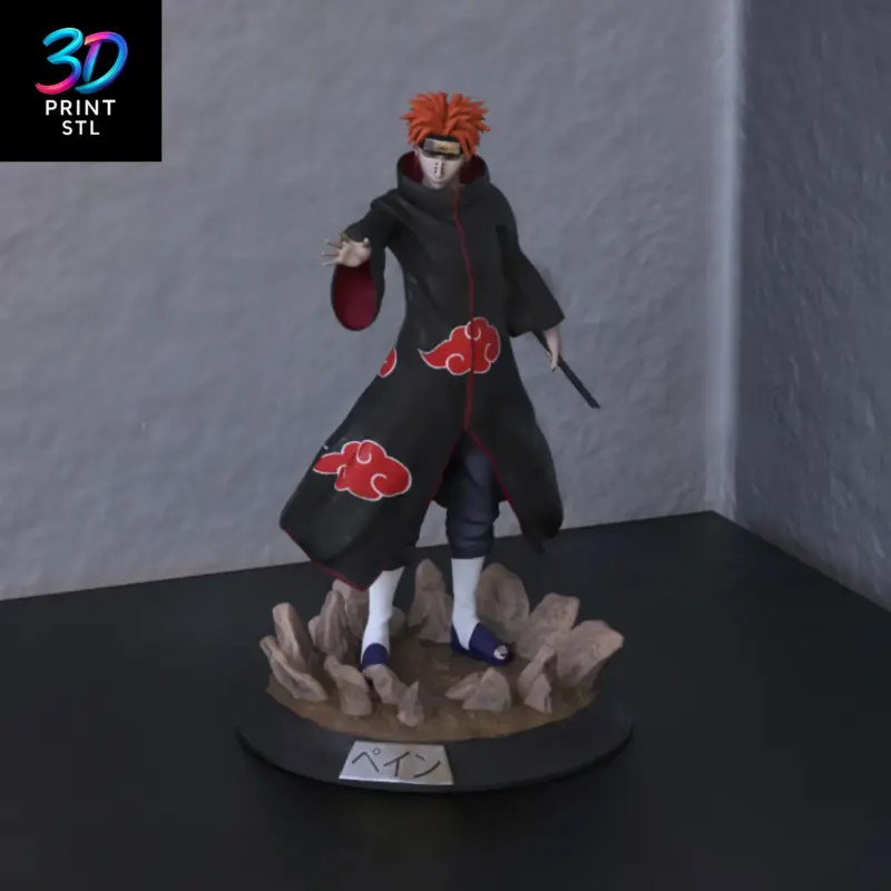 Pain Akatsuki Figure Naruto Shippuden | 3D Print Model | STL - Image 3
