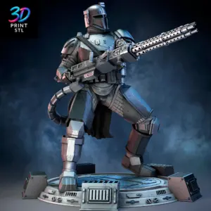 Paz Vizsla Figure Star Wars | STL for 3D Printers