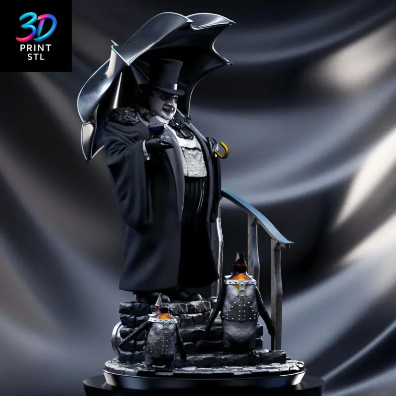 Penguin Figure Batman Returns | 3D Print File | STL - Image 2