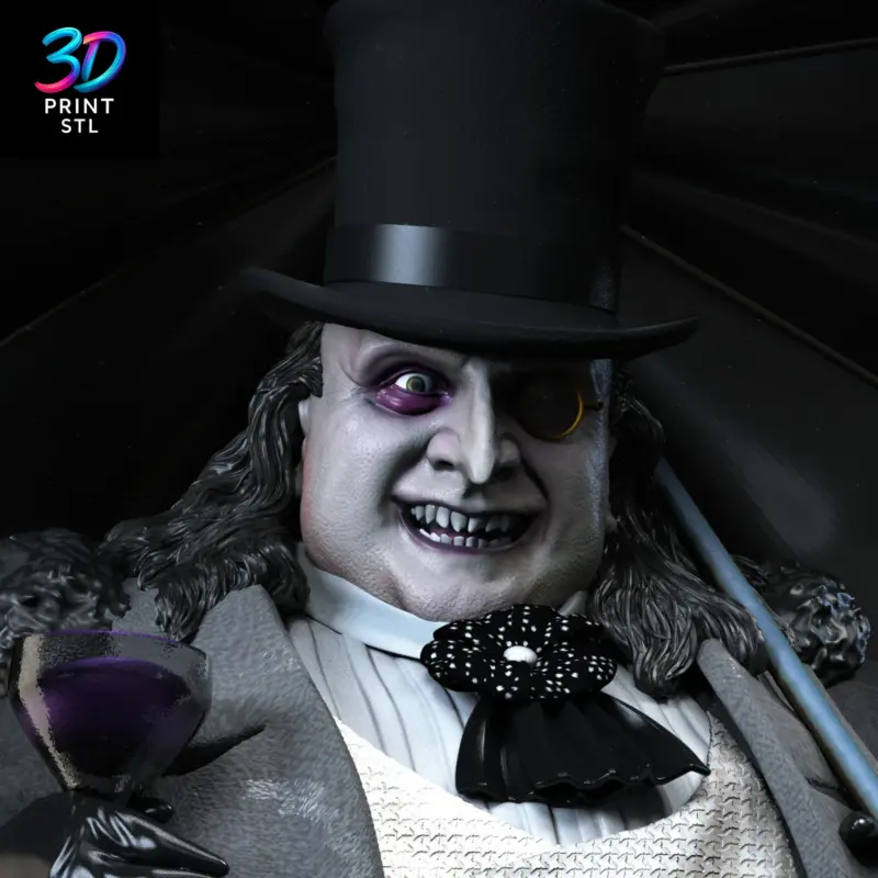 Penguin Figure Batman Returns | 3D Print File | STL - Image 5