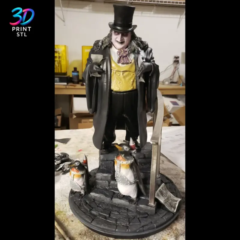 Penguin Figure Batman Returns | 3D Print File | STL - Image 9