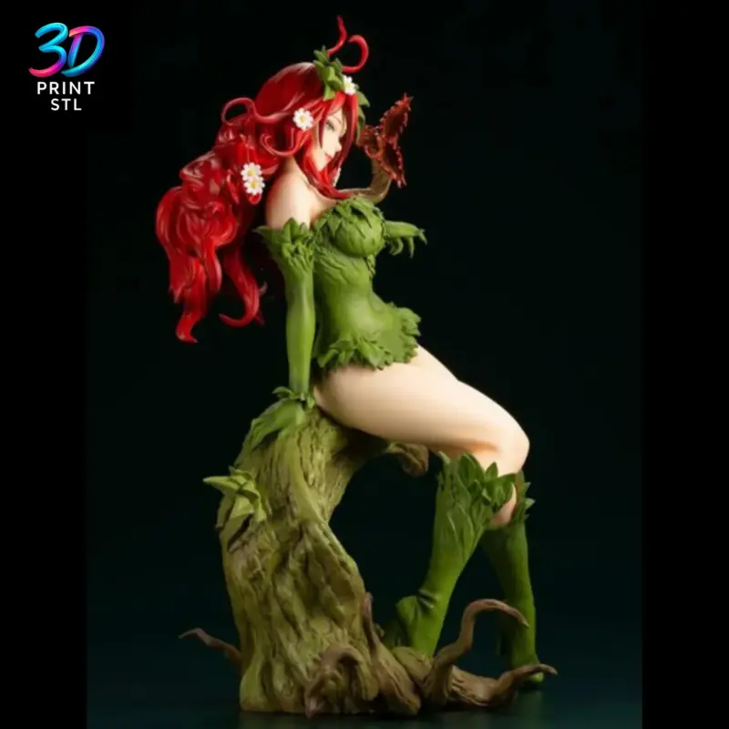 Poison Ivy Figure DC Comics | 3D Print File | STL - Image 2