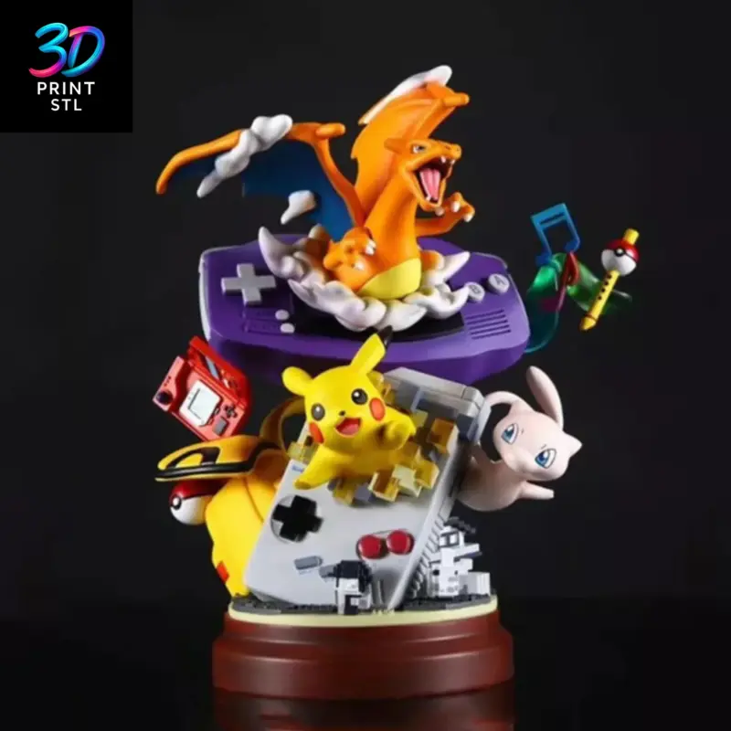 Pokémon Diorama | 3D Print File | STL