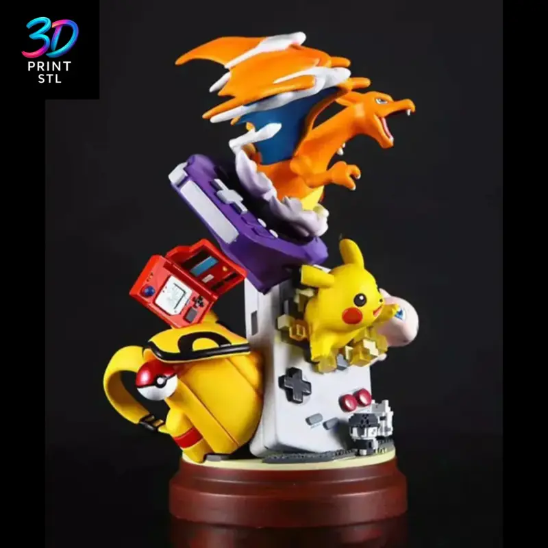 Pokémon Diorama | 3D Print File | STL - Image 2