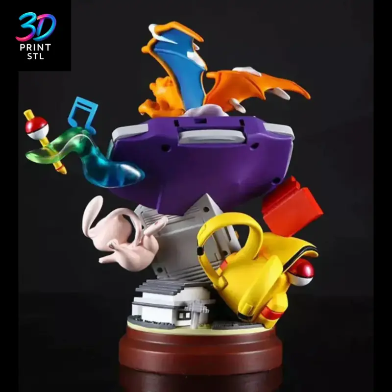 Pokémon Diorama | 3D Print File | STL - Image 3