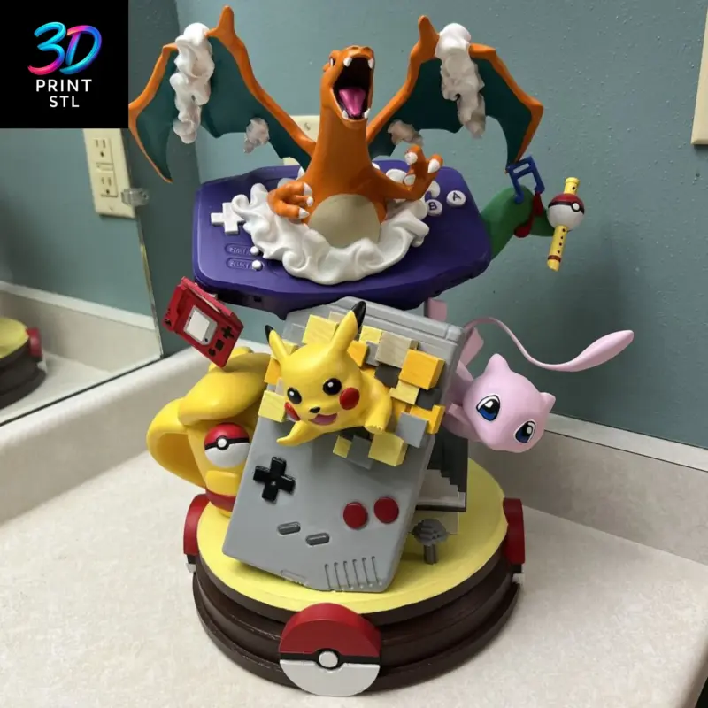 Pokémon Diorama | 3D Print File | STL - Image 4