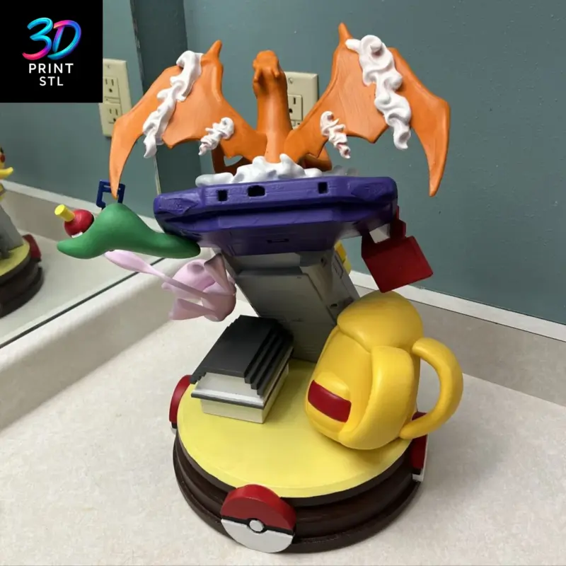 Pokémon Diorama | 3D Print File | STL - Image 6