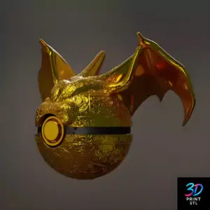 Pokeball Golden Snitch | 3D Print File | STL