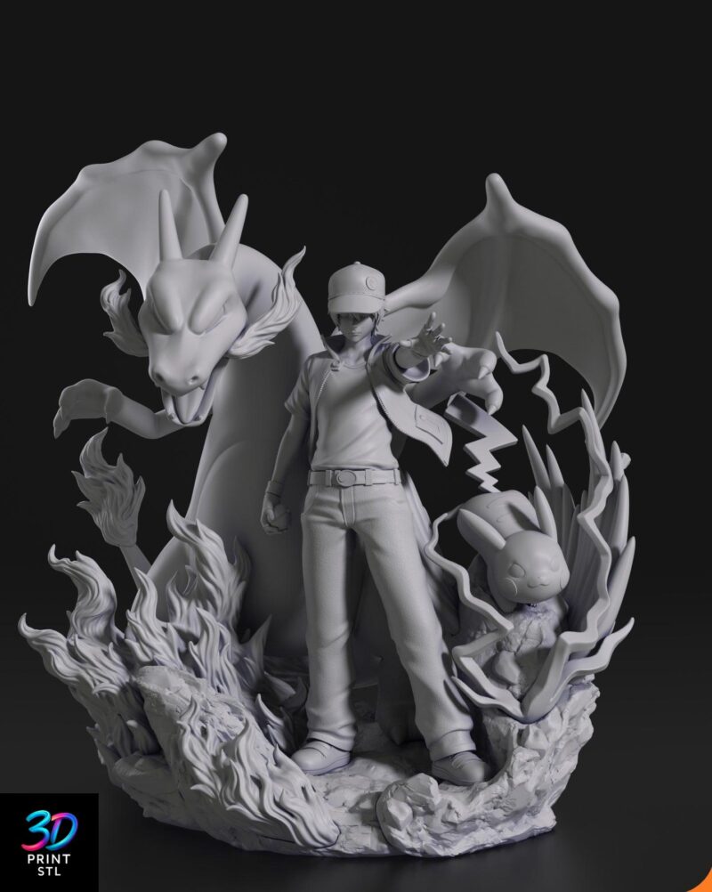 Pikachu Pokemon | 3D Print File | STL - Image 3
