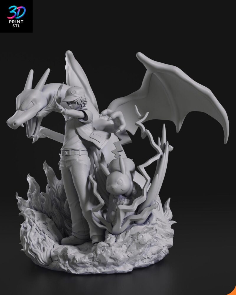 Pikachu Pokemon | 3D Print File | STL - Image 5