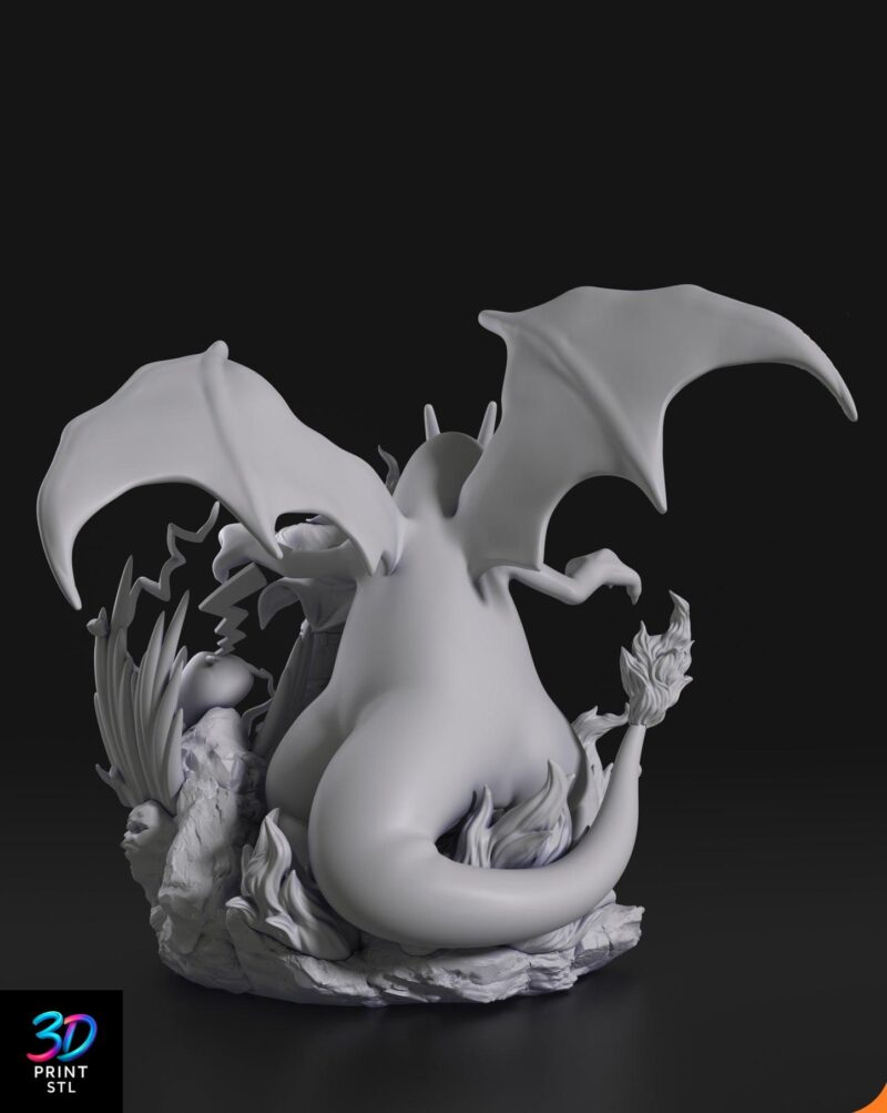 Pikachu Pokemon | 3D Print File | STL - Image 6