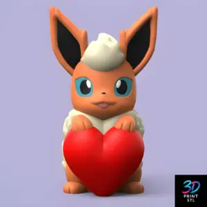 Flareon Pokemon | 3D Print File | STL