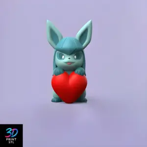 Glaceon Pokemon | 3D Print Model | STL