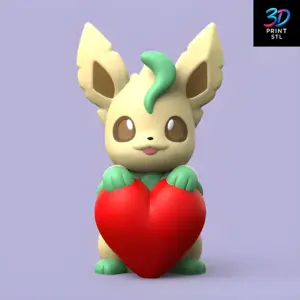 Leafeon Pokemon | 3D Print File | STL