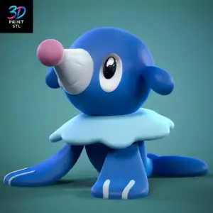Popplio Pokémon | STL for 3D Printers