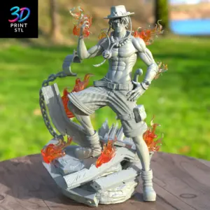 Portgas D. Ace One Piece | STL for 3D Printers