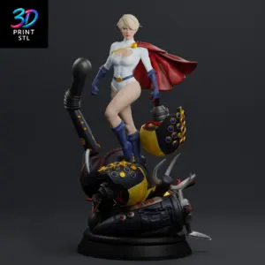 Power Girl DC Comics | 3D Print Model | STL