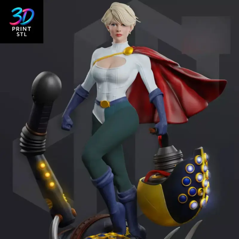 Power Girl DC Comics | 3D Print Model | STL - Image 2