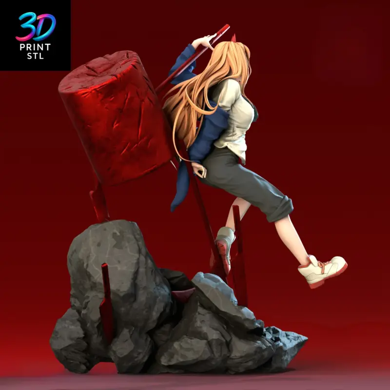Power Figure Chainsaw Man | 3D Print Model | STL - Image 3