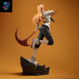 Power the Blood Fiend Statue | STL 3D Print File