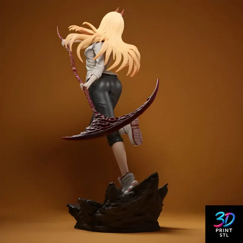 Power the Blood Fiend Statue | STL 3D Print File - Image 2