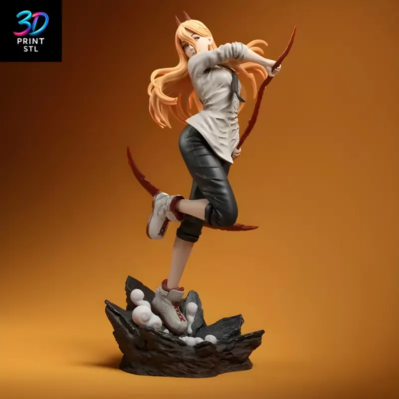 Power the Blood Fiend Statue | STL 3D Print File - Image 3
