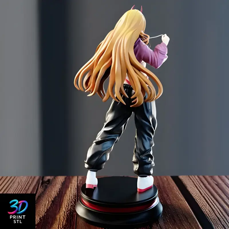Chainsaw Man Power Figure | Detailed STL for 3D Printers - Image 2