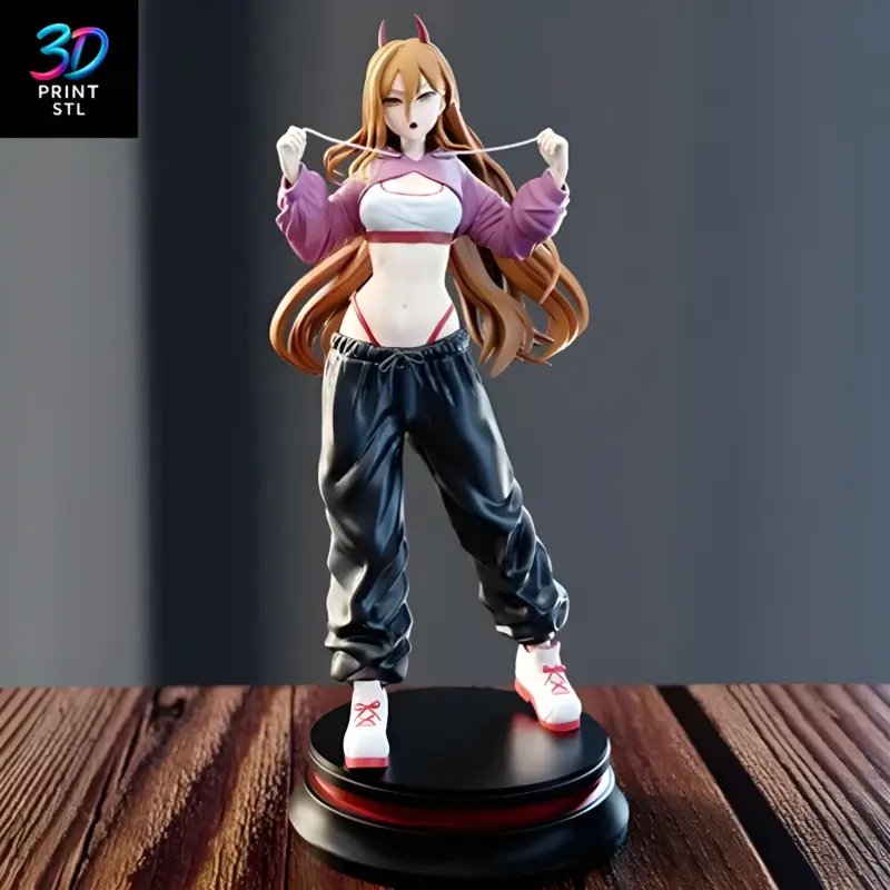 Chainsaw Man Power Figure | Detailed STL for 3D Printers - Image 3