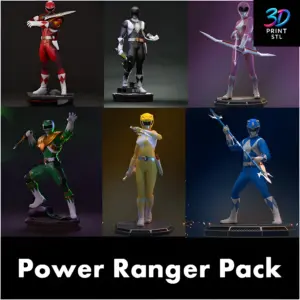 Power Ranger Pack | 3D Print File | STL