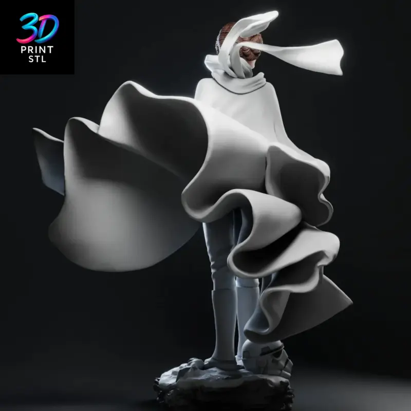 Princess Leia Star Wars | STL File for 3D Printing - Image 4