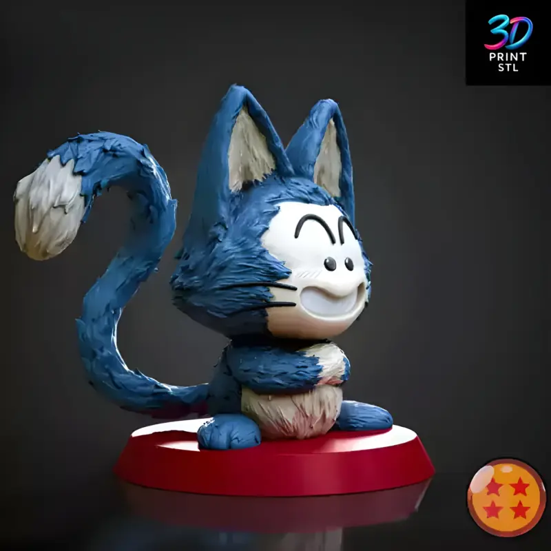 Puar Chibi Dragon Ball | 3D Print File | STL - Image 2